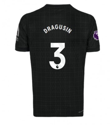 Tottenham Hotspur Radu Dragusin #3 Segunda Equipación 2025-26 Manga Corta